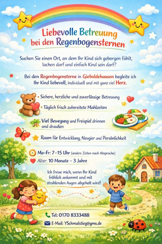 Ab sofort ist ein Platz verfügbar. Bitte einfach bei mir melden.